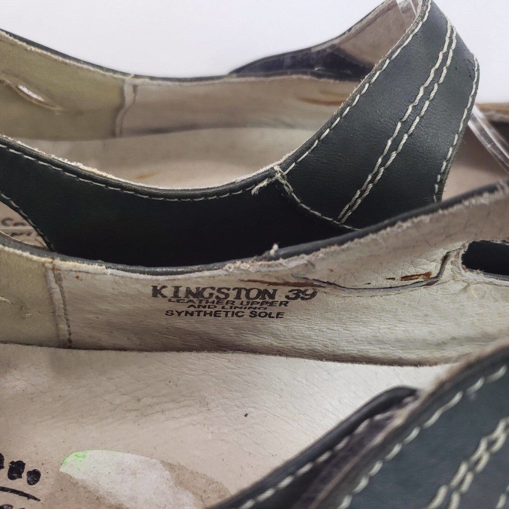 Spring Step  Kingston Tan Teal Leather Mary Jane Comfort Shoes - Picture 7 of 11